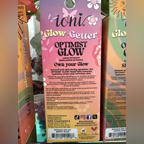 🆕🪷 IONI LIMITED EDITION “BERRY BLISS” & “OCEAN DEW” 3-PIECE FACIAL MIST SET. NEW - Picture 9 of 10